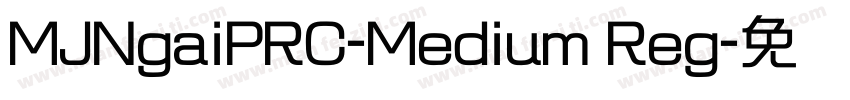 MJNgaiPRC-Medium Reg字体转换